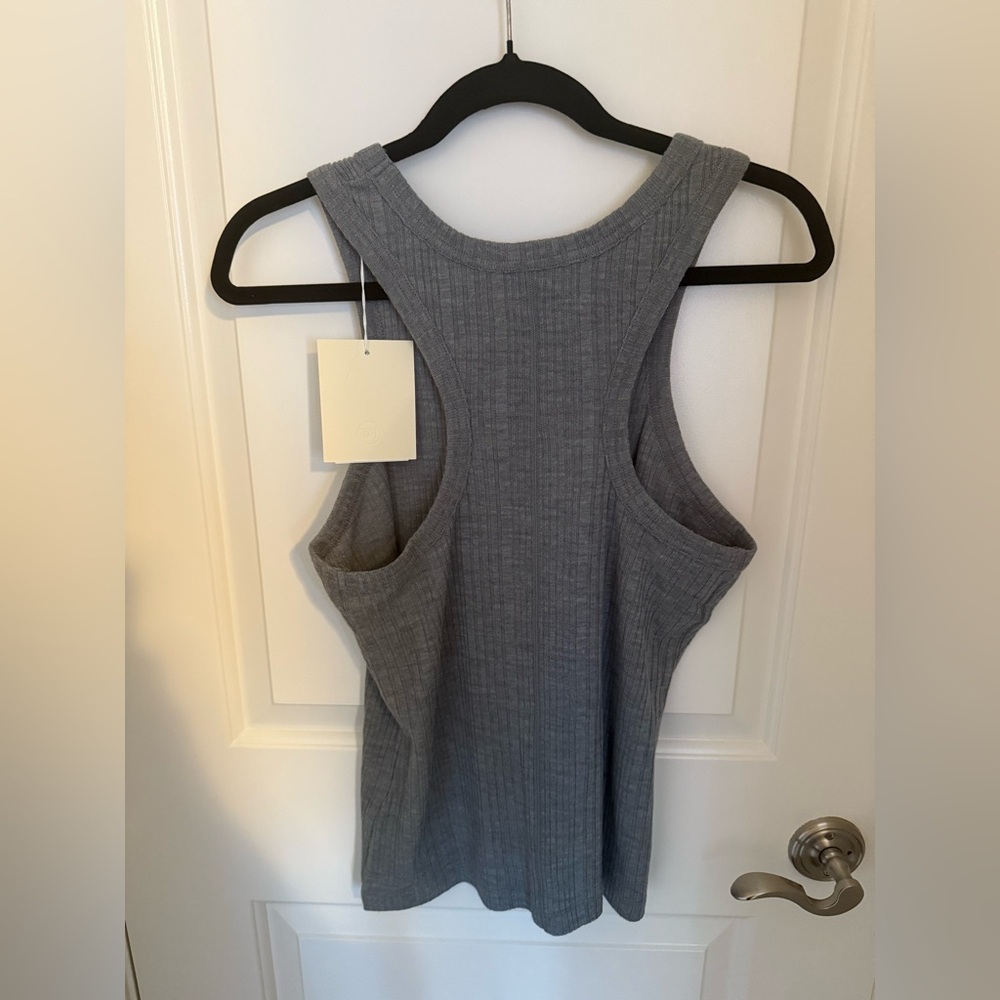 RECTO Wool Blend Ribbed Tank - Picture 3 of 4